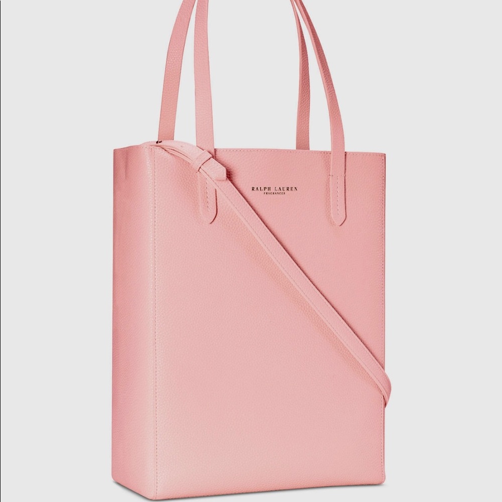 Ralph Lauren tote travel purse bag new pink